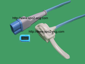 China Pin adulto do grampo 10 do dedo do sensor Spo2 de Spacelabs para a cor de azul cinzento do hospital fornecedor
