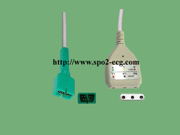 China Um material reusável do cabo TPU da ligação da parte ECG com modelo de DB9M/MD6M fornecedor