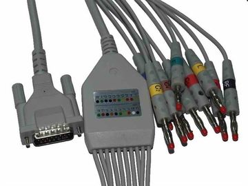 China IEC médico AHA dos cabos flexibilidade e da durabilidade de Schiller com 10 ligações fornecedor