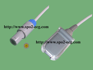 Luz - cabo cinzento Redel do oxímetro do pulso do CE 6 acessórios do dispositivo médico do Pin