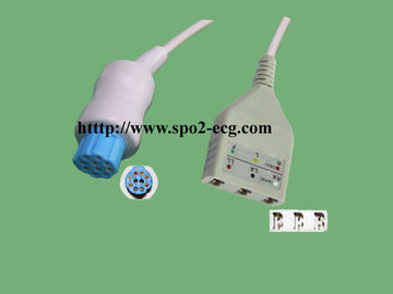 China O ASP denomina IEC 10J redondo do cabo AHA de Ohmeda ECG do Datex para o monitor paciente fornecedor