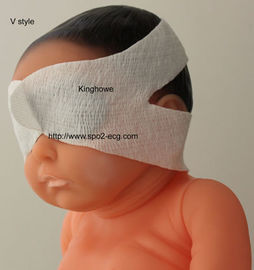 Produtos infantis do bebê do estilo não tecido da máscara V da proteção ocular da tela azuis e cor branca fornecedor