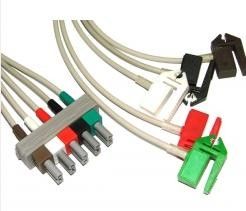 Os cabos de TPU Philips ECG/ligação protegeram o cabo 3,6 medidores para todo o sistema da tomada AA fornecedor