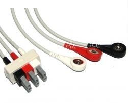 Os cabos de TPU Philips ECG/ligação protegeram o cabo 3,6 medidores para todo o sistema da tomada AA fornecedor