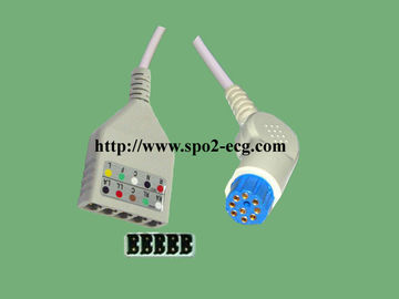 12 pés de Pin paciente Artema compatível do cabo 10 dos fios de ECG/TPU ECG fornecedor